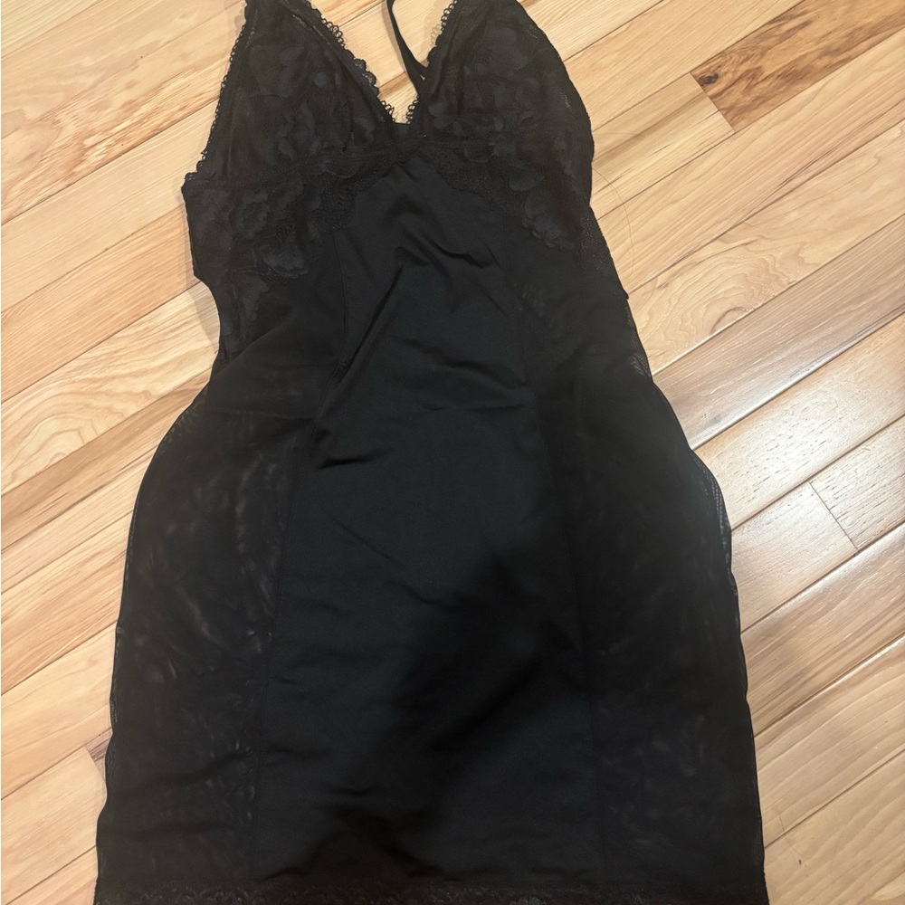 H&M Black Lace Chemise